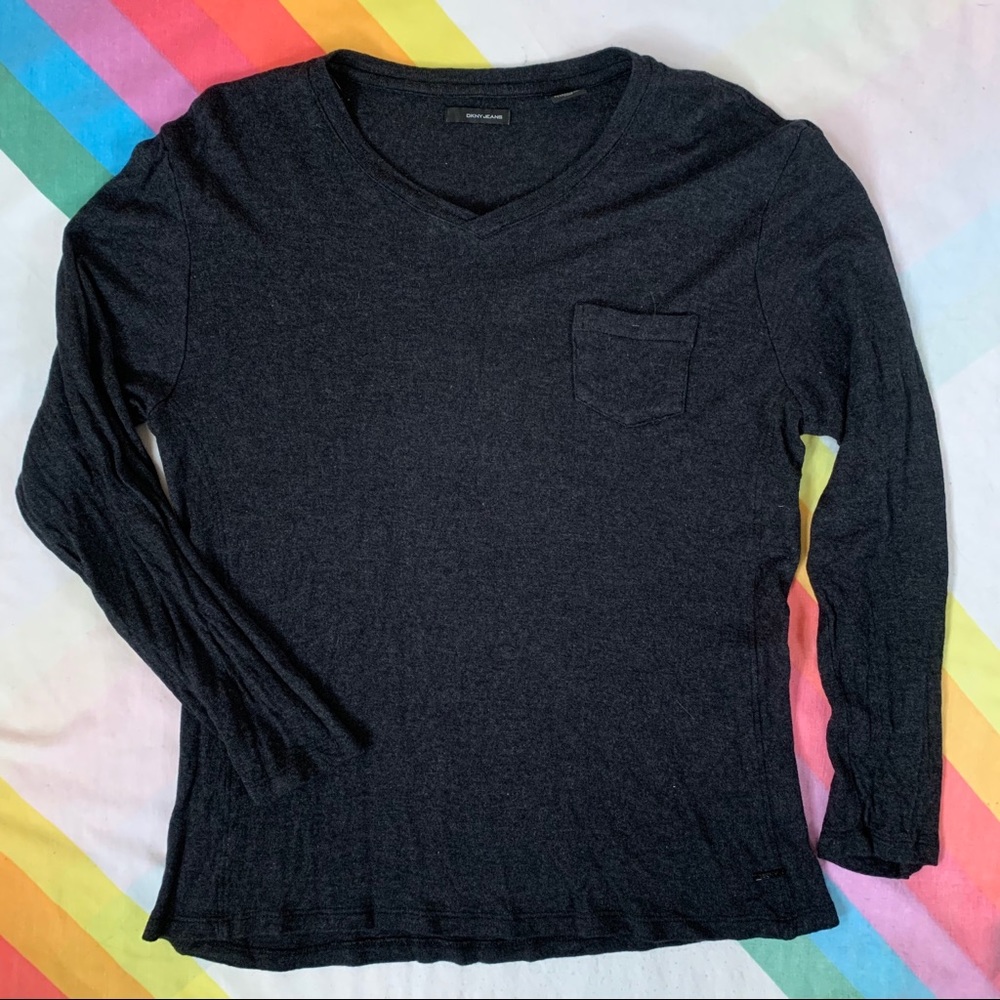 DKNY Jeans Viscose & Wool Shirt/Sweater